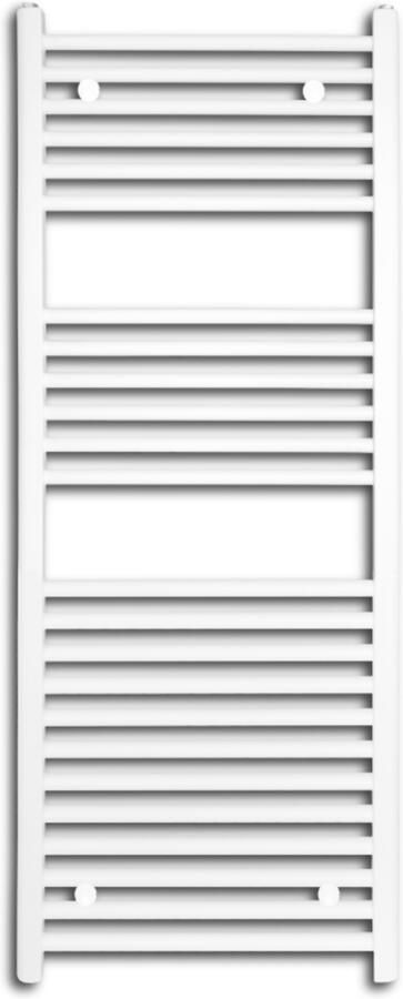 Sanicare Design Radiator Lumara Aluminium 120x50 cm 750 Watt Mat Wit