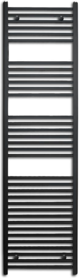 Sanicare Design Radiator Lumara Aluminium 170x50 cm 1026 Watt Mat Zwart