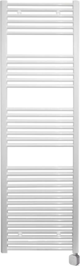 Sanicare Electrische Wifi Radiator HPW Carini 172x60 cm Wit Met Thermostaat Zilver Rechtsonder