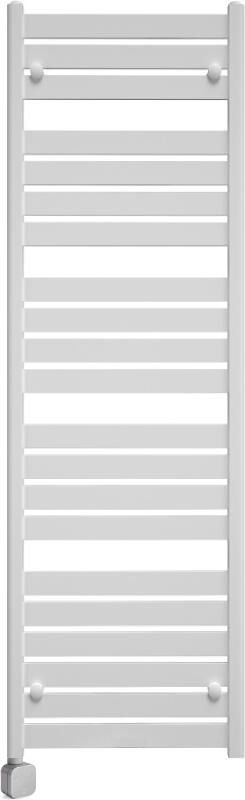 Sanicare Electrische Wifi Radiator HPW Carini Moda 160x60 cm Mat Wit Met Thermostaat Zilver Linksonder