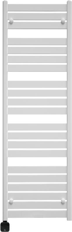 Sanicare Electrische Wifi Radiator HPW Carini Moda 160x60 cm Mat Wit Met Thermostaat Zwart Linksonder