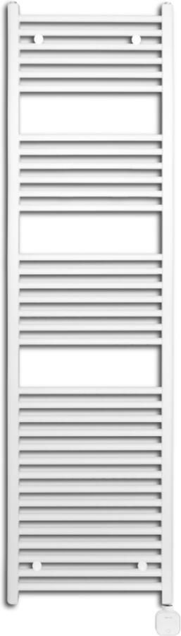 Sanicare Elektrische Wifi Radiator Lumara Carini 170x50 cm 1026 Watt Mat Wit Thermostaat Wit Rechtsonder