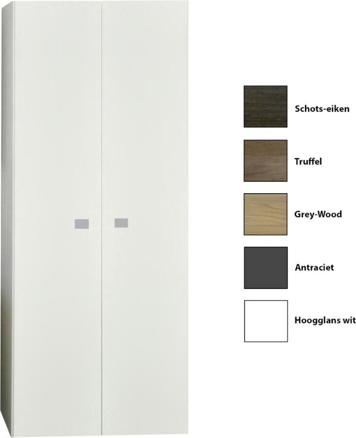 Sanicare Kolomkast Q5 2 Soft-Close Deuren 160 cm Schots-Eiken