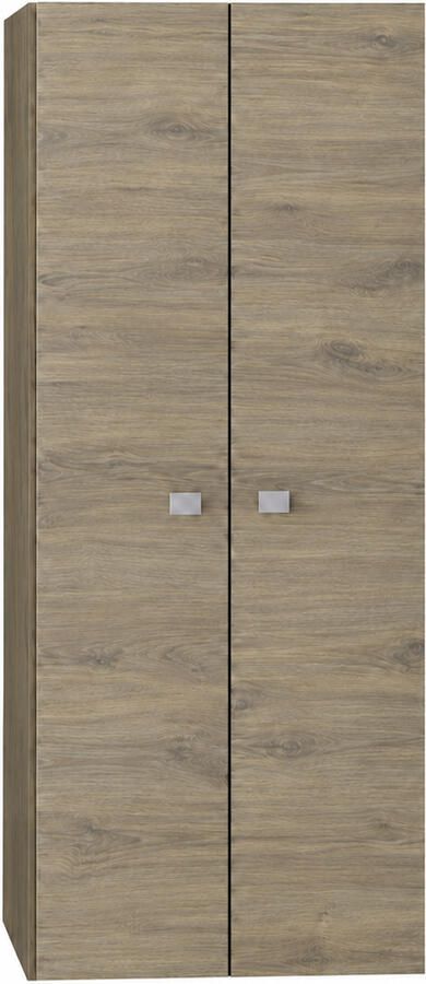 Sanicare Kolomkast Q5 2 Soft-Close Deuren 160 cm Grey-Wood