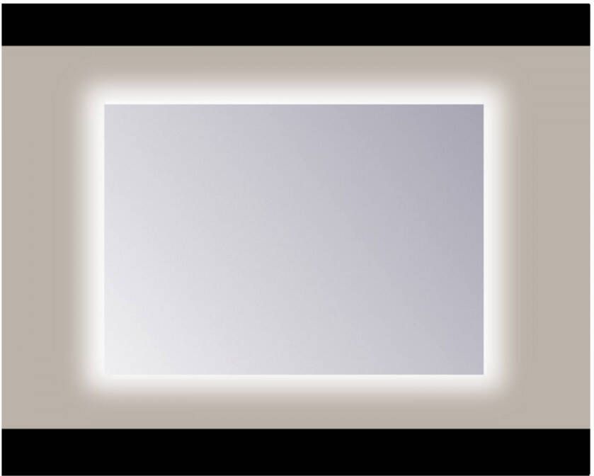 Sanicare Spiegel Q-mirrors Zonder Omlijsting 60 x 100 cm Rondom Cold White LED PP Geslepen