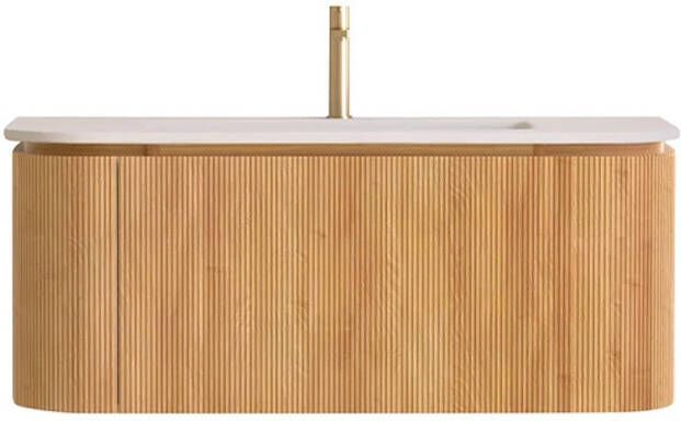 Sanilux Badmeubelset Eleganza 100 cm 1 Kraangat Acacia