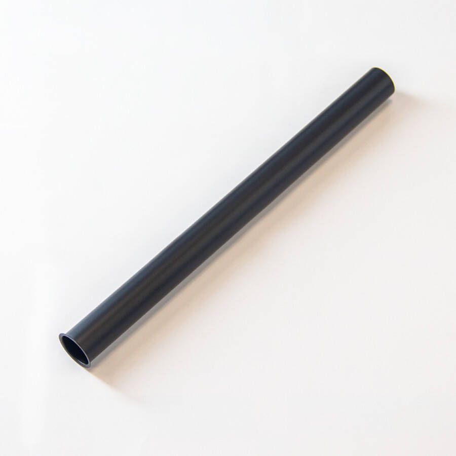Sanilux Desigsifon verlengbuis met kraag 40 cm Mat Zwart