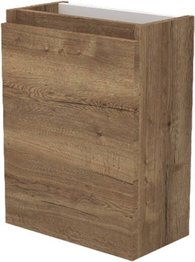 Sanilux Fonteinkast Trendline 52x40x22 cm Links Softclose Tabak Oak