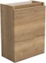 Sanilux Fonteinkast Trendline 52x40x22 cm Rechts Softclose Natural Oak - Thumbnail 1