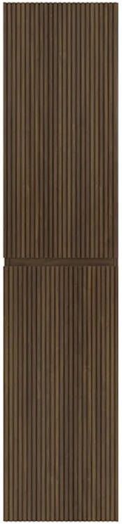 Sanilux Kolomkast Eleganza Met Greeplijst Dark Walnut