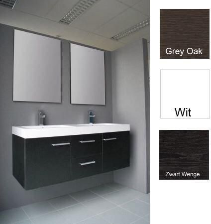 Sanilux Badkamermeubelset California 131x48x45 cm Wit