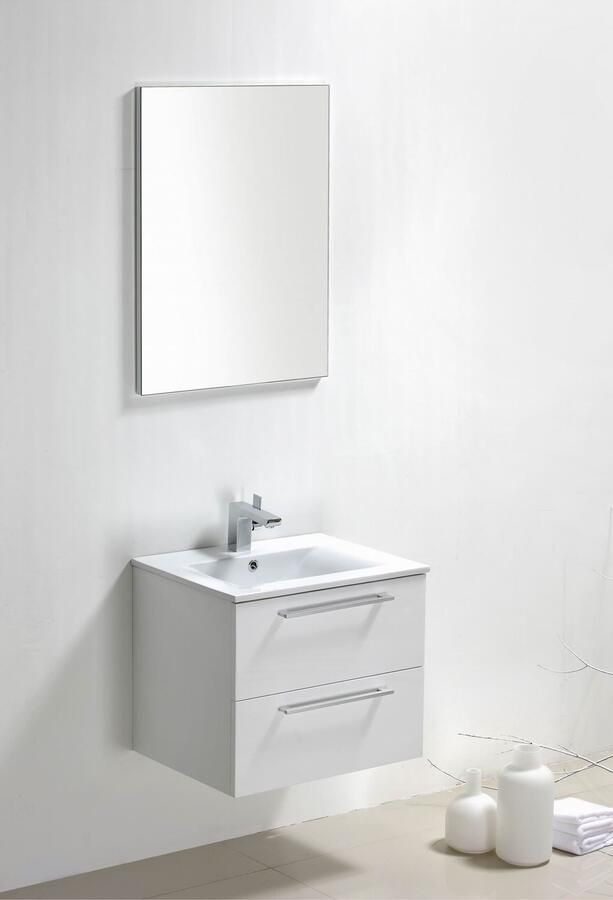 Sanilux Badkamermeubelset Roma 60x46x50 cm Hoogglans Wit