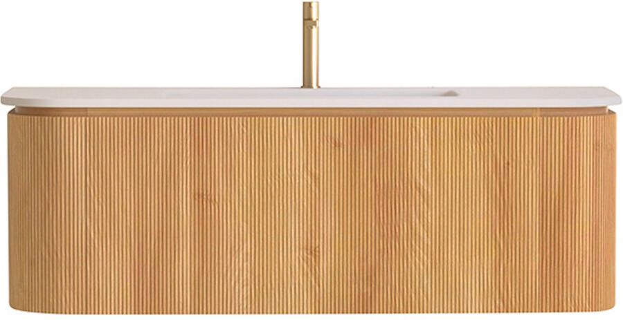 Sanilux Badmeubelset Eleganza 120 cm 1 Kraangat Acacia