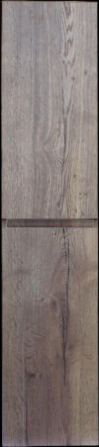 Sanilux Kolomkast Trendline Met Greeplijst Korpus 160x35x35 Cm Tabak Oak