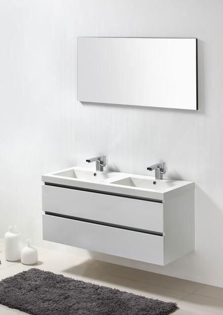 Sanilux Onderkast Trendline 120x47x50 cm Wit