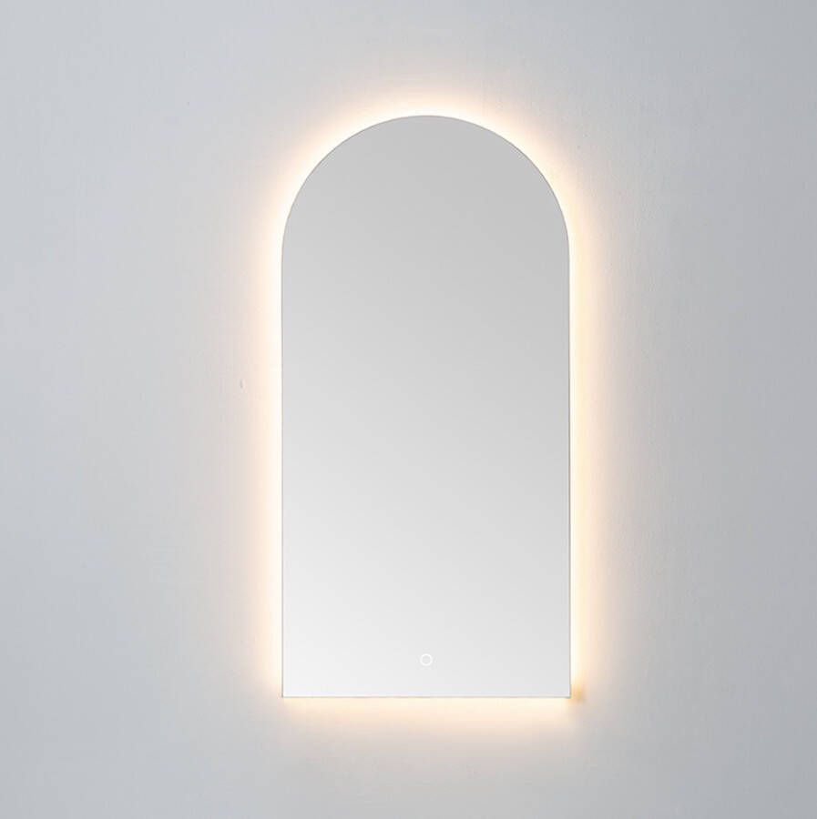 Sanilux Spiegel Gate 100x50 cm Met LED-verlichting Dimbaar Incl. Spiegelverwarming
