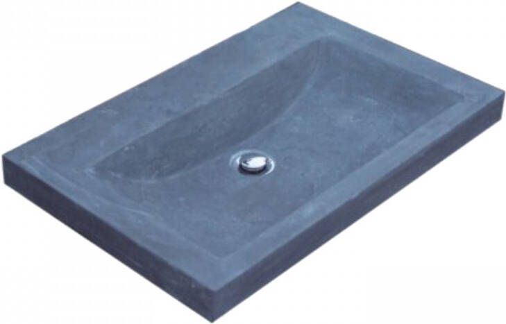 Sanilux Wasblad Trend Stone 60x47x5cm Natuursteen (zonder kraangat)