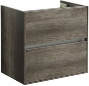 Sanilux Wastafelonderkast Compact Greeploos Soft Close 60x38x56 Century Oak
