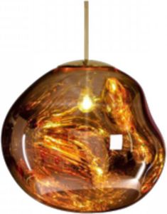 Njoy Hanglampglas met E27 fitting diameter 200 IP20 met 4W 20x20cm LED verlichting gold SD-2040-01