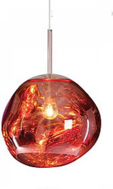 Sanimex Hanglamp Njoy Met E27 Fitting 27 cm Inclusief 4W Lamp Glas Rose Goud