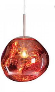 Njoy Hanglampglas met E27 fitting diameter 200 IP20 met 4W 36x36cm LED verlichting rose gold SD-2040-08