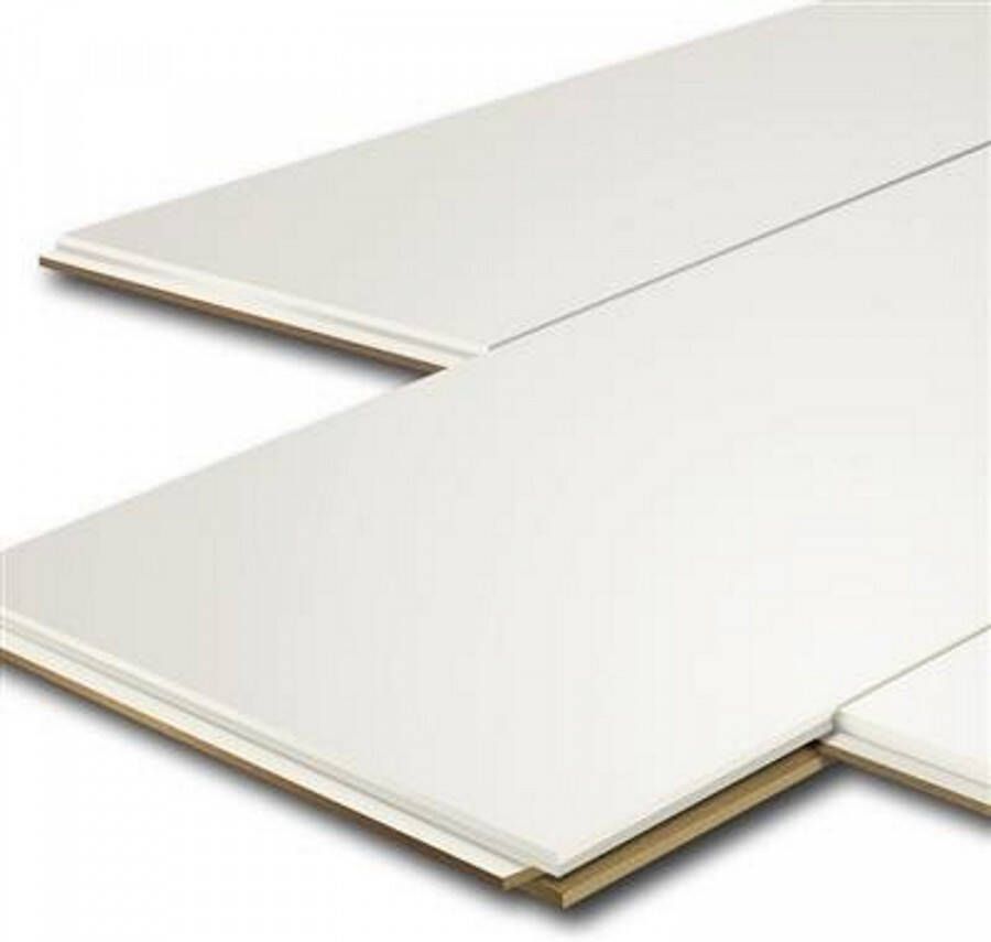 Sanimex Plafondpanelen MDF Super Mat Wit 129 cm x 29 cm x 1 2 cm (Doosinhoud: 1 87 m2)