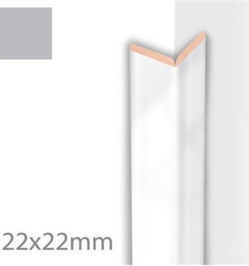 Sanimex Kniklijst MDF 260x2.2x2.2cm Zilvergrijs
