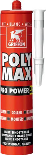 Sanimex Montagekit Voor Plafondplinten Tube 310ml t.b.v. Bevestiging ca. 25m2 Plint
