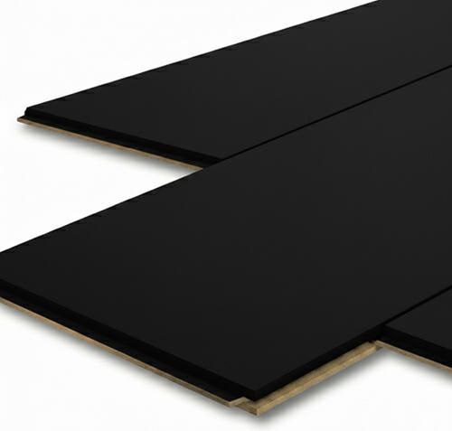 Sanimex Plafondpanelen MDF 260x38.5x1.2cm Mat Zwart (Doosinhoud: 2.08 m2)