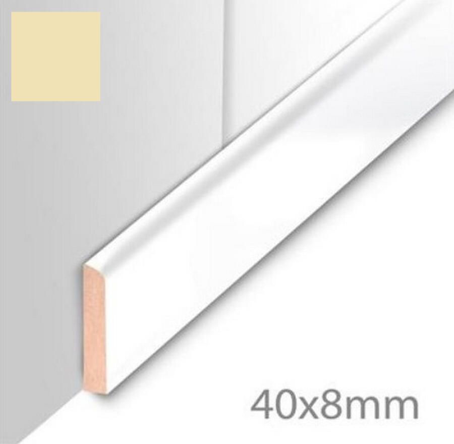 Sanimex Plafondplint MDF 260x4x0.8cm Zand