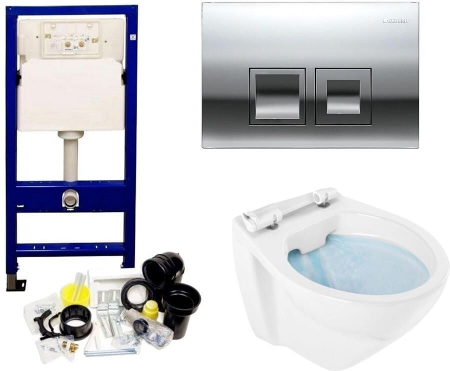 Sanindusa UP100 set78 RF Delta 35 Chroom (meerprijs €25 00)