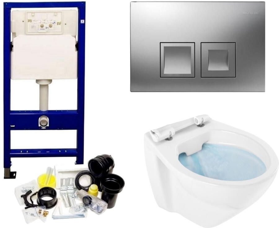 Sanindusa UP100 set78RF Delta 35 Mat Chroom (meerprijs €25.00)