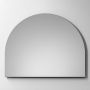 BRAUER Arch spiegel 120x95x3.5cm met verlichting geborsteld Aluminium SP-AR120 - Thumbnail 1