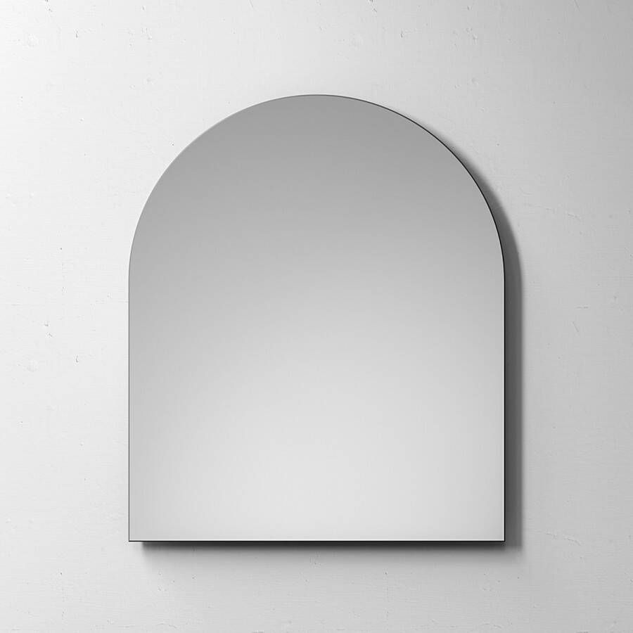 BRAUER Arch spiegel 80x95x3.5cm met verlichting geborsteld Aluminium SP-AR80