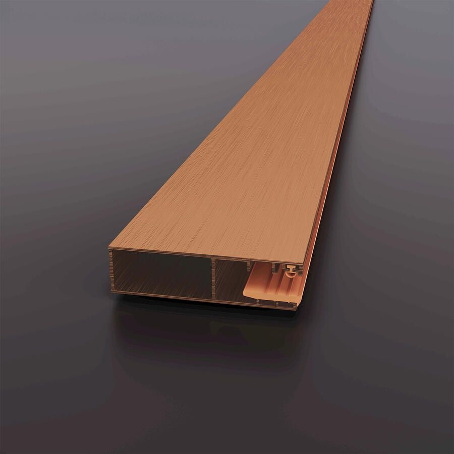 Sanivo Verbredingsprofiel Vigo XL 200x7 cm Geborsteld Brons