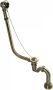 Polysan Charleston Badafvoerset voor externe installatie ketting inclusief sifon brons - Thumbnail 1