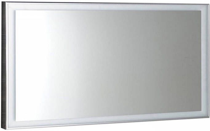 Sapho Badkamerspiegel Luminar 120.3x55.3 cm LED-Verlichting Frame Chroom