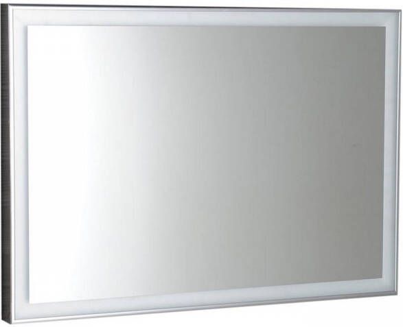 Sapho Badkamerspiegel Luminar 90.3x50.3 cm LED-Verlichting Frame Chroom