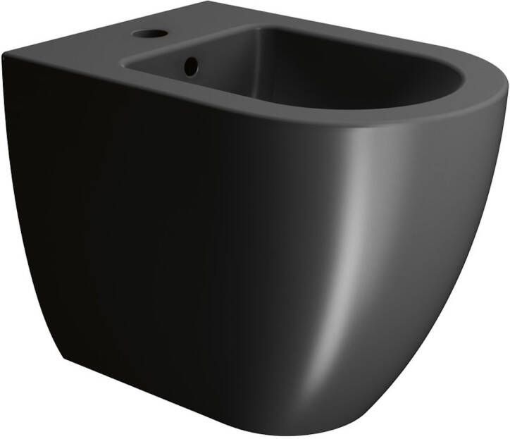 Sapho Bidet Pura 36x55 cm Mat Zwart