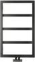 Sapho Designradiator Denali 55x133.6 cm 411W Antraciet - Thumbnail 1