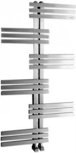 Sapho Designradiator Rado Recht 60x119 cm 254W Geborsteld RVS