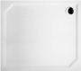 Sapho Douchebak Gegoten Marmer Sara 110x75x3.5 cm Rechthoek Wit - Thumbnail 1
