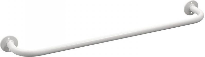 Aqualine White Line handdoekhouder 60 cm metal wit