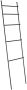 Sapho Handdoekhouder Ladder Debut 186 cm Zwart Mat - Thumbnail 1