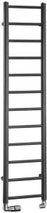 Sapho Handdoekradiator Dina Recht 30x138 cm Antraciet