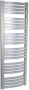 Sapho Handdoekradiator Sidi Gebogen 59.5x166.7 cm 849W Zilver - Thumbnail 1