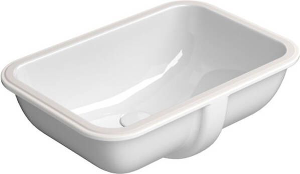 Sapho Ingebouwde Keramische Wasbak Pura 35x50 cm Wit ExtraGlaze