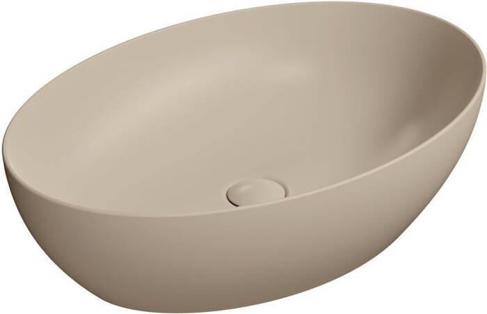 Sapho Keramische Opbouw Waskom Pura 50x35 Mat Beige