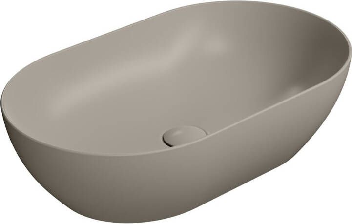 Sapho Keramische Opbouw Waskom Pura 60x37 Mat Grijs