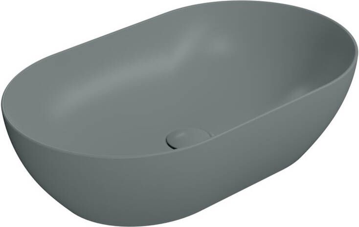 Sapho Keramische Opbouw Waskom Pura 60x37 Mat Groen